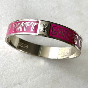 COACH purple and silver bracelet